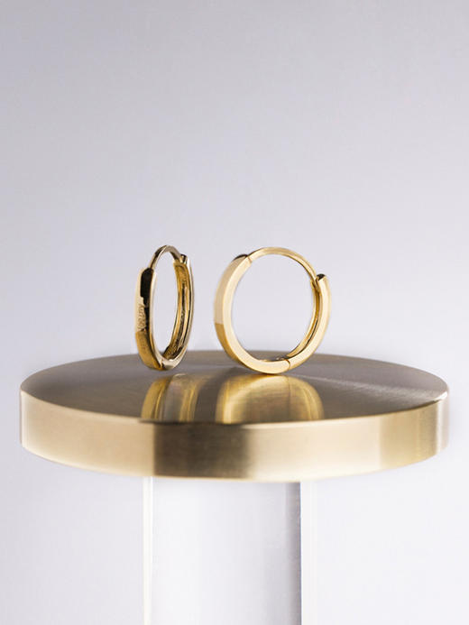 LUCINE 鹿鸣珠宝 |【简】系列 HOOP耳环 商品图1