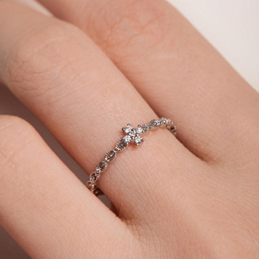 LUCINE 光天使之翼原创设计钻石戒指520礼物极简轻奢 商品图0