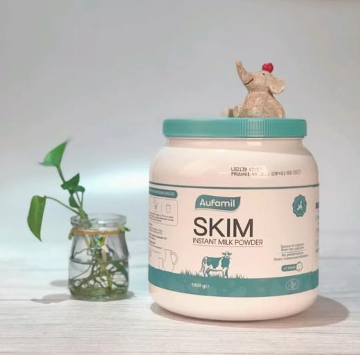 澳洲 爱赋力Aufamil脱脂/全脂 牛奶粉1000g 蓝胖子 商品图2