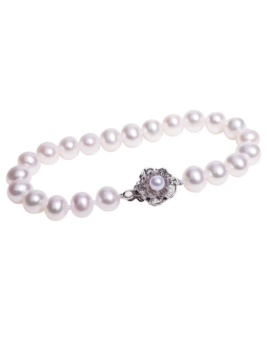 LUCINE 鹿鸣珠宝 |【花型2号】珍珠手链 商品图4