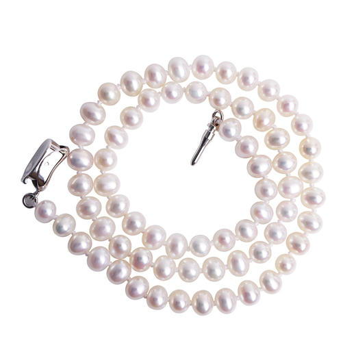 LUCINE 4-5mm超小迷你珍珠锁骨链强光淡水珍珠choker双层叠戴ins 商品图4