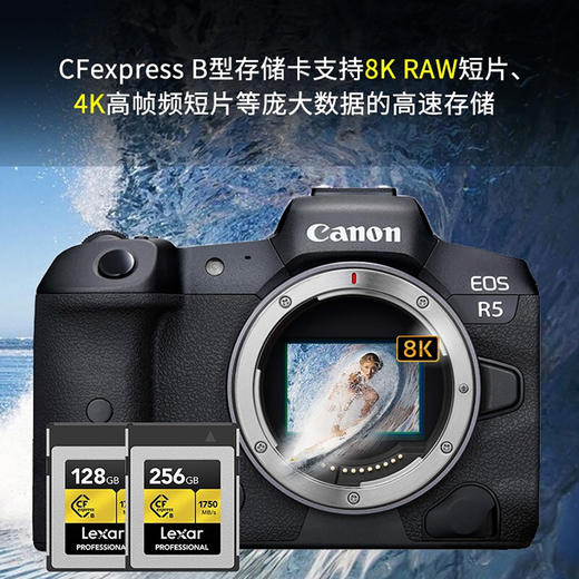 雷克沙CFexpress B型存储卡XQD升级版 尼康Z6/7R5内存卡 SILVER/GOLD 商品图1