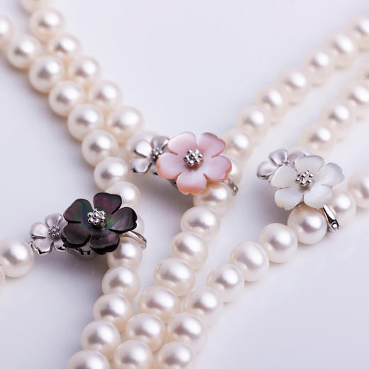 LUCINE 鹿鸣珠宝 |【樱花贝母】可调节珍珠链 商品图4