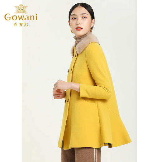乔万尼羊毛大衣斗篷式中长款E154A288 商品图4