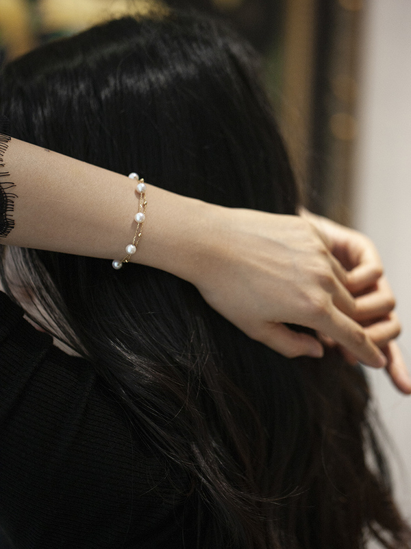 LUCINE 鹿鸣珠宝 |【满天星】双排珍珠手链