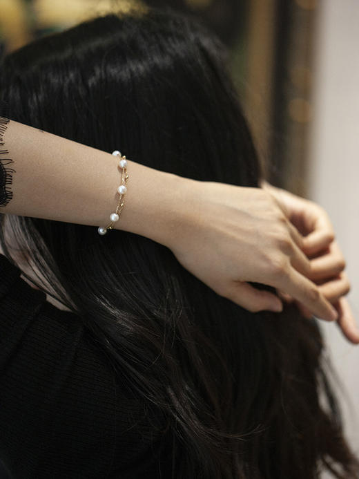 LUCINE 鹿鸣珠宝 |【满天星】双排珍珠手链 商品图0