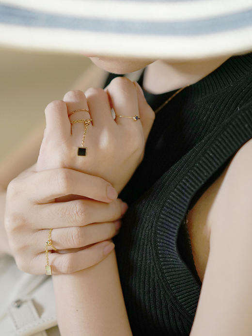 LUCINE 鹿鸣珠宝 |【蔓】系列链戒 商品图1