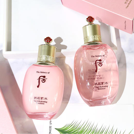 【深层补水】Whoo后 拱辰享水妍护肤套盒   温和维稳 补水保湿 水150ml 乳110ml 面霜30ml 商品图1