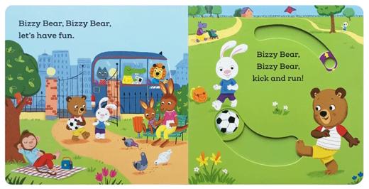 【新人礼】【Bizzy Bear系列】【纸板机关书】Bizzy Bear:Playtime Park  忙碌的小熊：公园欢乐日 商品图2