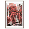 侯志明《万山红遍》68*100cm山水竖幅作品 办公室/客厅/书房挂画 商品缩略图0