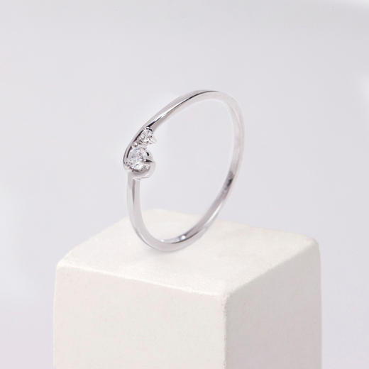 LUCINE 光天使之翼原创设计钻石戒指520礼物极简轻奢 商品图1