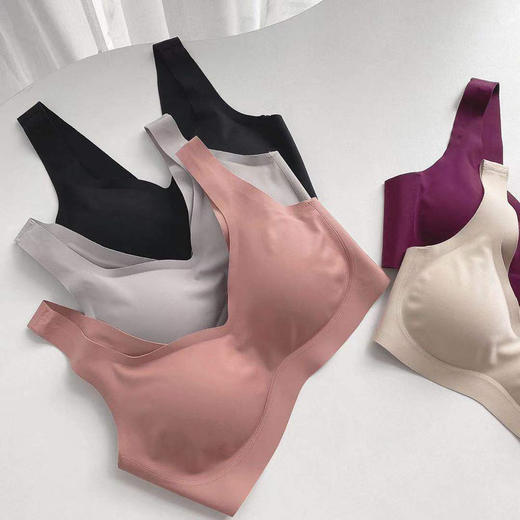 【15号款】华歌尔代工厂升级版深V无痕内衣 后开扣文胸 商品图0