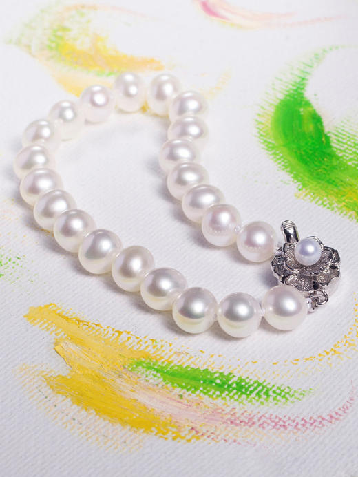 LUCINE 鹿鸣珠宝 |【花型2号】珍珠手链 商品图1