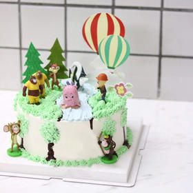 熊出没蛋糕：熊大熊二光头强一起来