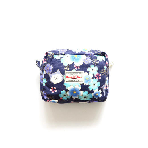 HUJI祤集Motley收纳包风の花柴犬与樱花 商品图1