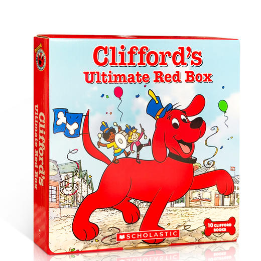 英文原版 Clifford Ultimate Red Box 大红狗克利弗 10本盒装 儿童英语启蒙平装绘本 亲子阅读睡前故事书幼儿 商品图1