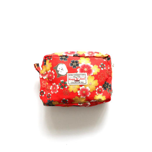 HUJI祤集Motley收纳包风の花柴犬与樱花 商品图0