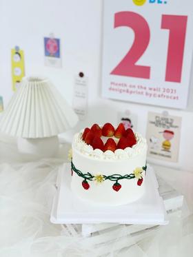 1027CAKE | 草莓蛋糕 简约  草莓小姐系列01
