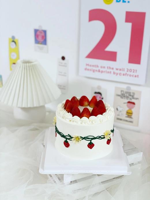 1027CAKE | 草莓蛋糕 简约  草莓小姐系列01 商品图0