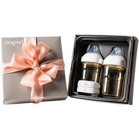 新加坡 Hegen 婴儿礼盒装（奶瓶150ml+240ml+两个储存瓶盖）