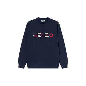 KENZO 高田贤三 女士彩色logo徽标印花长袖卫衣 FA62SW8204MO