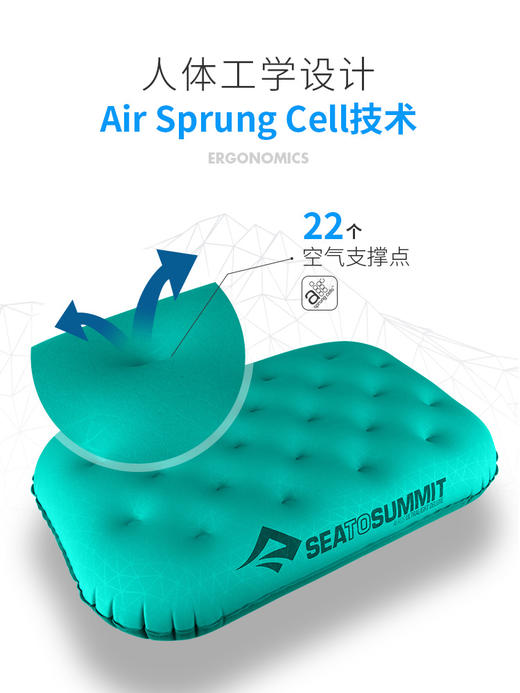 海峰 羽量级 充气枕头（Sea to Summit Aeros Pillow UltraLight APILULRG/APILULLG） 商品图2