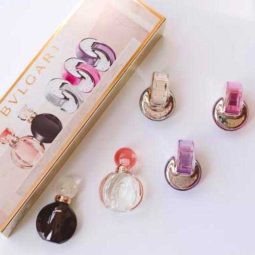 【专柜小样】意大利BVLGARI宝格丽 限量经典水晶女神迷你女士香水套装礼盒5x5ml（B） 商品图2