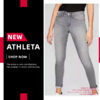 ATHLETA利塔*秋冬紧身高弹瑜伽牛仔裤*修身显瘦休闲百搭女 商品缩略图0