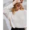 EITIE爱特爱春季新款知性时尚垂感舒适显瘦百搭女上衣6113816 商品缩略图2