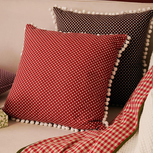 圣诞装饰抱枕美式波点沙发床头腰枕靠包 商品图2