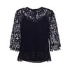 EITIE爱特爱春季新款优雅气质钩花蕾丝镂空显瘦两件套女上衣6113840 商品缩略图5