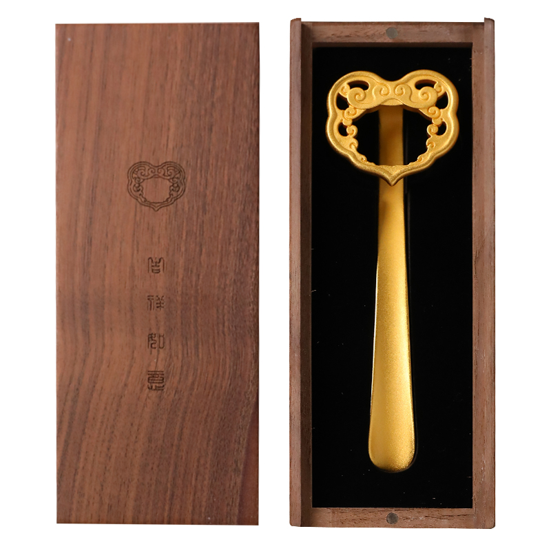 桐悦酒滴茅台飞天酒如意开瓶器创意复古摆件镀金取盖起瓶起子开盖取珠神器