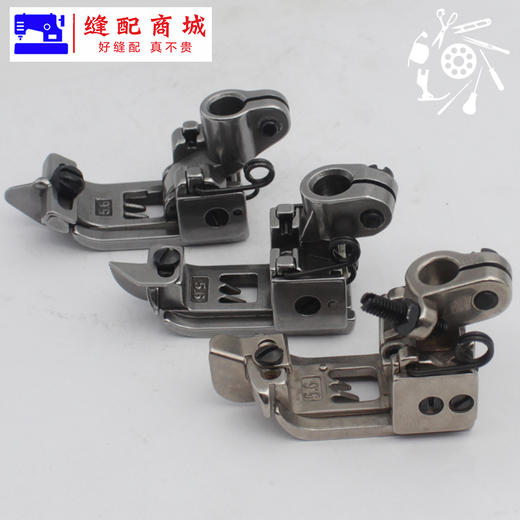 绷缝机坎车压脚坎车5.6针距 500 1500带挡片中分刀三针五线压脚 商品图6