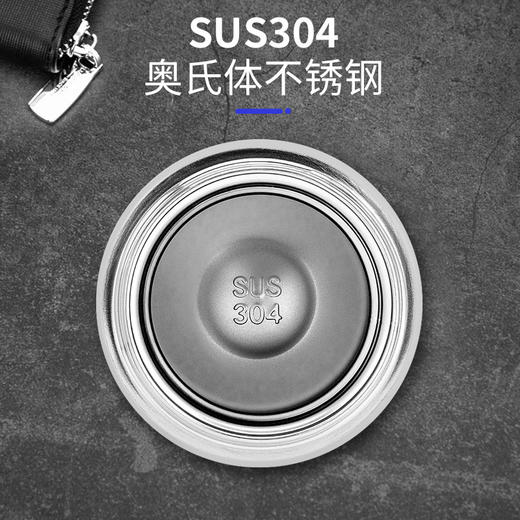 智能304不锈钢温控保温杯创意商务水杯触摸LED显示温度水杯子 黑色 商品图2