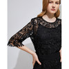 EITIE爱特爱春季新款优雅气质钩花蕾丝镂空显瘦两件套女上衣6113840 商品缩略图3