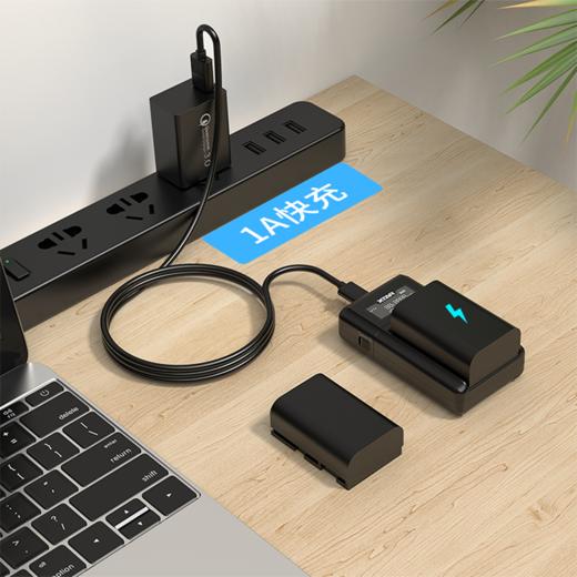 狼族优选｜单双充相机电池充电器 VN2佳能/索尼数码单反相机充电器 商品图1