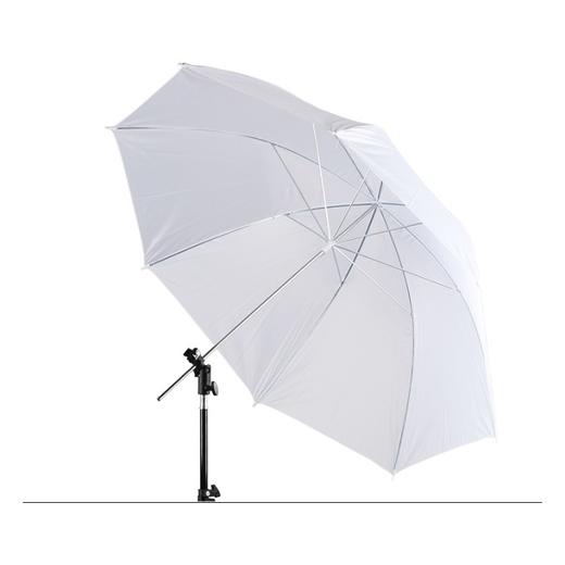 43寸柔光伞柔光棚反光伞白色影楼伞人像闪光灯柔光通用摄影器材 摄影伞 商品图2