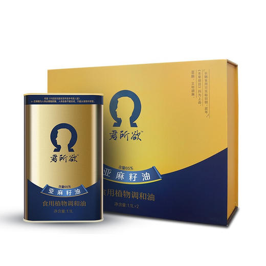 君所欲 亚麻籽油 调和款礼盒1.1L*2 商品图4