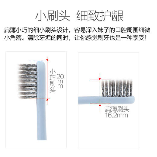 情侣牙刷软毛成人小头旅行牙刷盒高档旅游便携牙具牙膏牙刷套装 商品图3