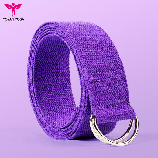 悠妍专业瑜伽伸展带无弹力15104A初学者训练辅助拉伸瑜伽带 商品图6