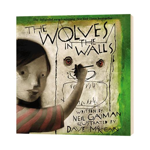 墙壁里的狼 英文原版 The Wolves in the Walls 克服恐惧 英文版奇幻绘本 进口原版英语儿童成长童话故事书 尼尔盖曼 Neil Gaiman 商品图0