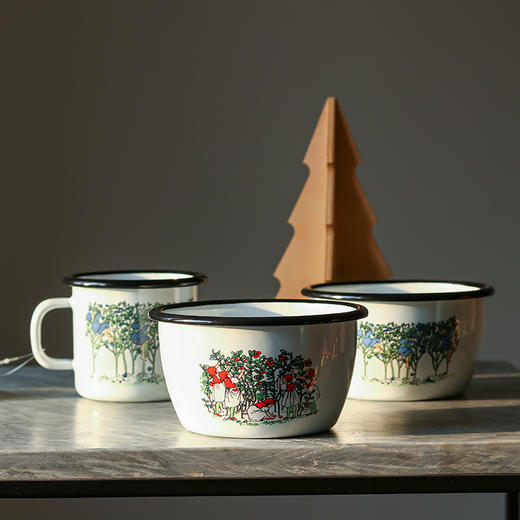 芬兰Muurla搪瓷碗 儿童可爱汤碗 珐琅餐具碗 原装进口|百里居 商品图9