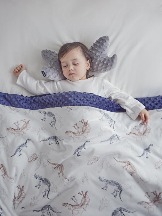 Domiamia 针织薄夹棉豆豆毯 商品图0