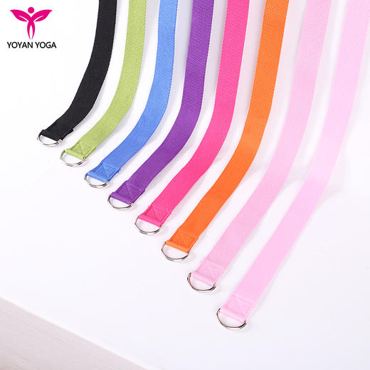 悠妍专业瑜伽伸展带无弹力15104A初学者训练辅助拉伸瑜伽带 商品图3