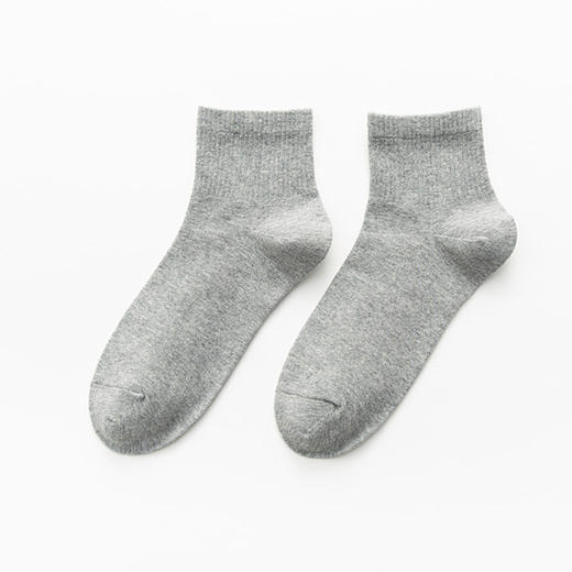 【女士纯色五分袜】纯色五分长袜女士袜子纯色棉袜 4色一组 商品图7