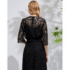 EITIE爱特爱春季新款优雅气质钩花蕾丝镂空显瘦两件套女上衣6113840 商品缩略图4