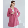 EITIE爱特爱春季新款时尚气质纯色百搭中长款毛呢大衣女外套6114804 商品缩略图2