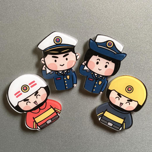 “蓝朋友”消防系列冰箱贴 商品图5