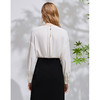 EITIE爱特爱春季新款知性时尚垂感舒适显瘦百搭女上衣6113816 商品缩略图3