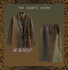 THE FABRIC UNION 印花中性缎面衬衫 & 印花缎面系带假日裹裙 商品缩略图1